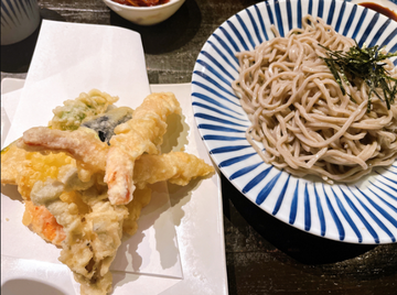 天ぷらつけ蕎麦