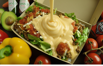 悶絶チーズタコライス (温玉付)The great melted cheese Taco-Rice