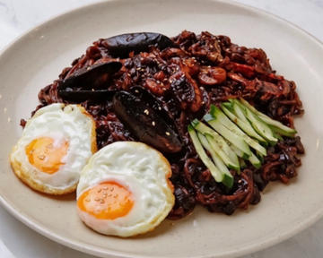 大皿焼きチャジャン麺