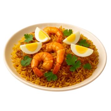 ジャンボ盛り/シーフードビリヤニ / Seafood Briyani