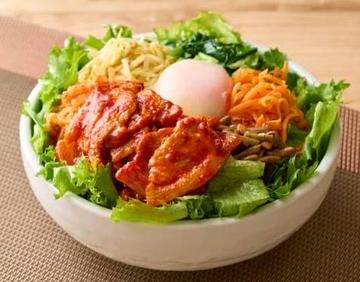 サムギョプサルナムル7種ビビンバ