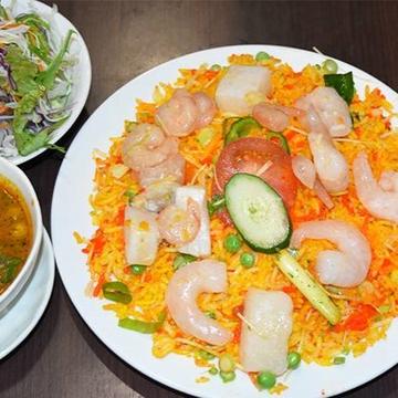 海鮮ビリヤニセット MIX SEAFOOD BIRYANI SET
