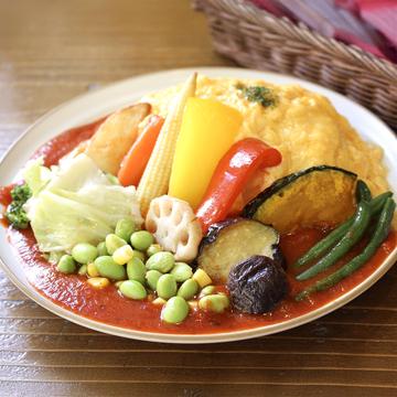 1日分の野菜！トマトオムライス
