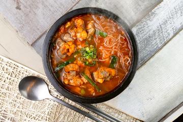 いちわのユッケジャン春雨|本格焼肉屋のスープ