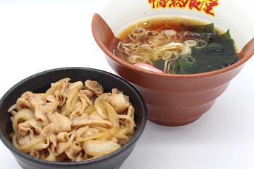 【ごはん大盛り無料】焼肉M丼＆かけそば・うどん