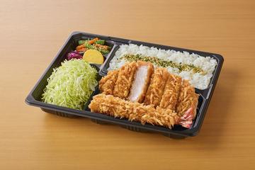 三元麦豚ロースかつと大海老フライ弁当