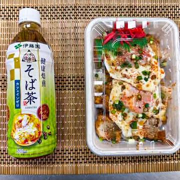 とり玉大・お茶セット(そば茶)