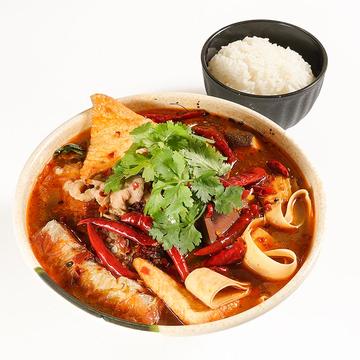 麻辣湯定食