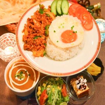 タイスペシャル！ガッパオライスセット カレーナン付き GAPAO SET