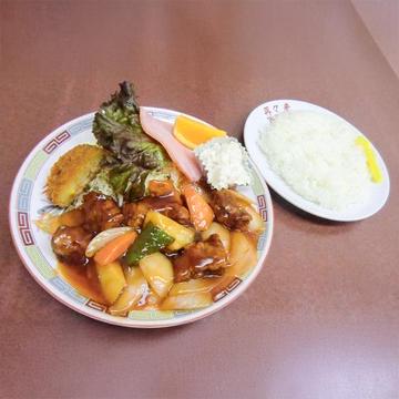 酢豚定食