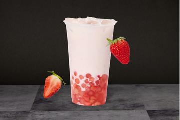 【果肉たっぷり】タピオカ 苺ミルク Tapioca Strawberry Milk
