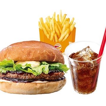 【セット】てりやきビーフバーガー Teriyaki Beef Burger Set