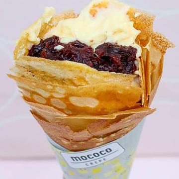 無添加あずきと濃厚カスタードのクレープ