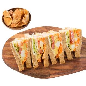 【ベジタリアン向け】マッシュポテトと有機キャロットのサンドイッチ Mashed potato and organic carrot sandwich