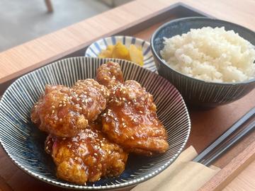 極鶏からあげ黒酢あんかけ3個弁当