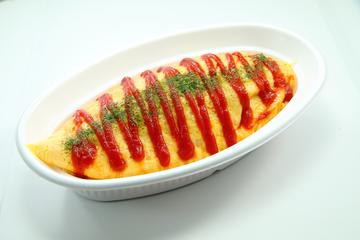 ケチャップのオムライス
