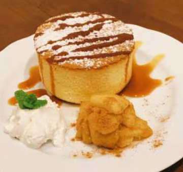 アップルシナモンパンケーキ