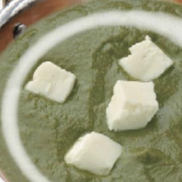 ほうれん草パニールカレー セット【Sag Paneer Curry Set】