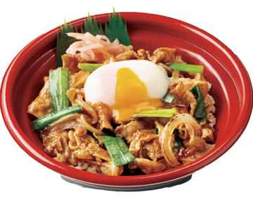 ニラニンニクスタミナ豚焼肉丼 半熟玉子つき