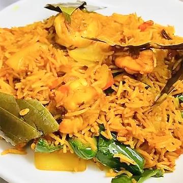 プラウンビリヤニ Prawn Biryani