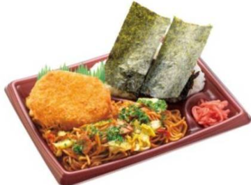 焼きそばのり弁当