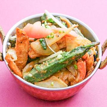 アルービンディ(ドライカレー)/ Aloo Bhindi