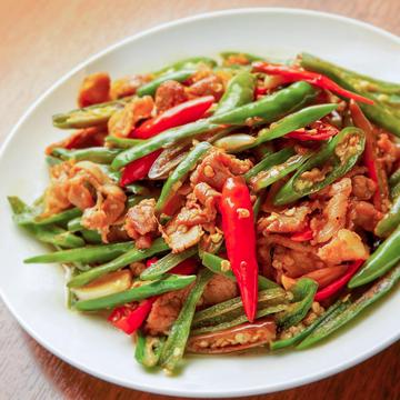 豚バラと唐辛子の炒め(辣椒炒肉)