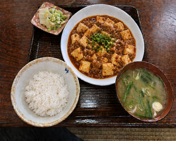 麻婆豆腐定食