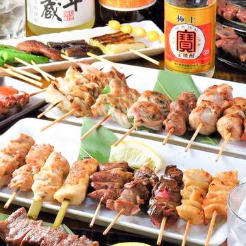 焼き鳥串5種盛り合わせ (塩)