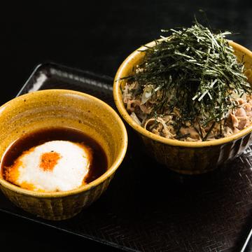 とろろポーク肉そば Grated Yam and Pork Soba