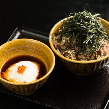 とろろポーク肉そば Grated Yam and Pork Soba