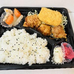 エビカツと唐揚げ弁当