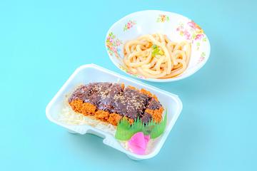 味噌カツ丼+ミニうどん