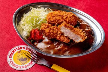 ヒレカツ＆カニクリームコロッケカレー