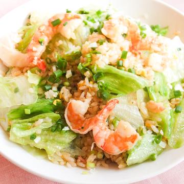 エビレタスチャーハン Shrimp and Lettuce Fried Rice