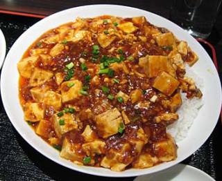 麻婆豆腐丼