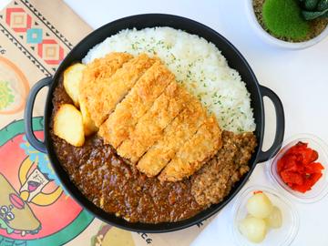 カツカレー Katsu curry