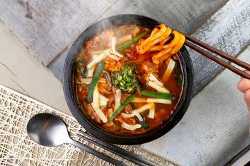 チーズユッケジャンうどん|濃厚x旨辛スープ