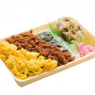 鶏と卵のそぼろのり弁