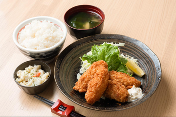 カキフライ定食
