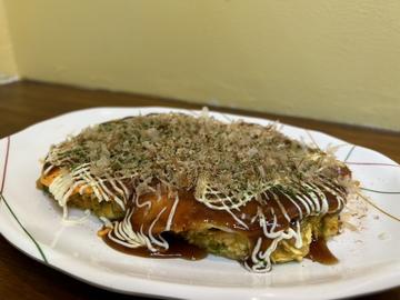 お好み焼き玉子のせ
