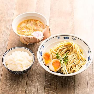 サバ濃厚鶏つけ麺+白ごはん
