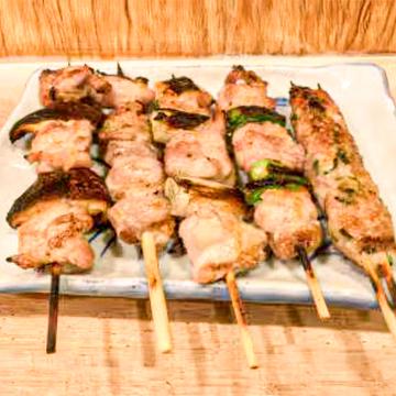焼鳥5本串(シオ)