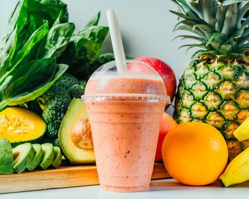 果物全部のせミックススムージー All Fruit Mixed Smoothie