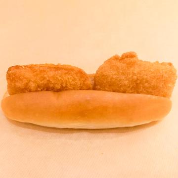 コッペパン ハムカツ