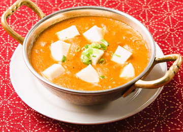 バターパニールカレーナンセット (Butter Paneer Curry Nan Set)