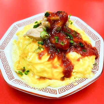 甘辛鶏のオムライス