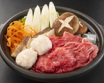黒毛和牛すき焼き 蟹つみれ入り～1人前～