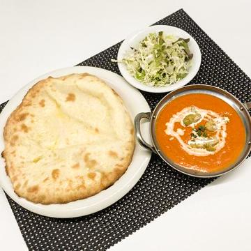 バターチキンカレー＆チーズナンセット/Butter Chicken ＆ Cheese Naan Set