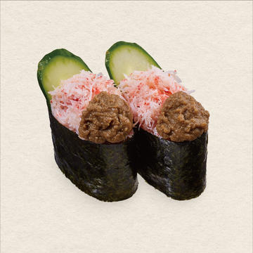 蟹とかにみそ軍艦